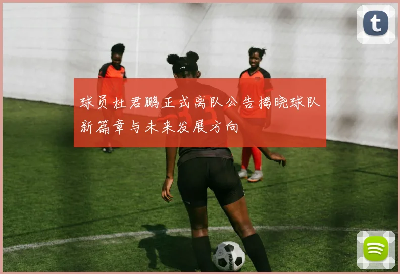 球员杜君鹏正式离队公告揭晓球队新篇章与未来发展方向